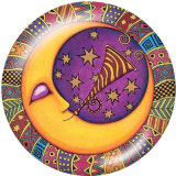 20MM Sun Print glass snaps buttons