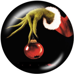 20MM Christmas Cartoon glass snaps buttons