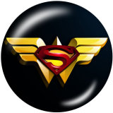 20MM Cartoon glass snaps buttons