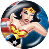 20MM Cartoon glass snaps buttons