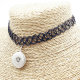 Necklace silver  fit 20MM chunks snaps jewelry