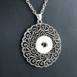 Halloween Flower owl Butterfly cross Elephant Christmas tree Necklace silver 60cm chain fit 20MM chunks snaps jewelry