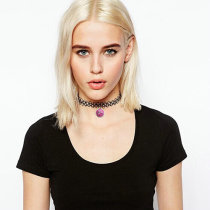Necklace silver  fit 20MM chunks snaps jewelry