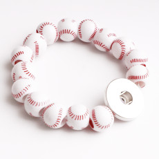 1 buttons With  snap Plastic beads  bracelet fit snaps jewelry