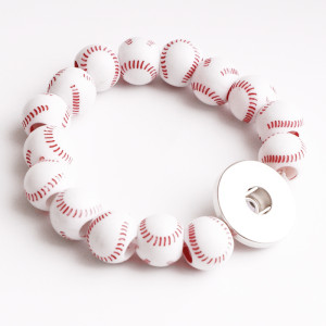1 buttons With  snap Plastic beads  bracelet fit snaps jewelry
