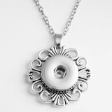 Halloween Flower owl Butterfly cross Elephant Christmas tree Necklace silver 60cm chain fit 20MM chunks snaps jewelry