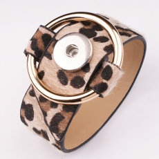 20CM 1 buttons leather  new type Bracelet fit 20mm snaps chunks