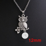 Necklace 46cm chain fit 12MM chunks snaps jewelry