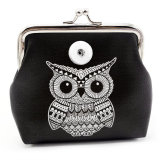Snaps coin purse Storage bag fit 18mm snap button jewelry