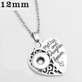 Sunflower Flower Butterfly cross Necklace 46cm chain fit 12MM chunks snaps jewelry