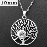 Necklace 46cm chain fit 12MM chunks snaps jewelry