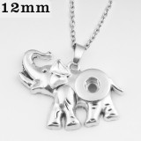 Sunflower Flower Butterfly cross Necklace 46cm chain fit 12MM chunks snaps jewelry