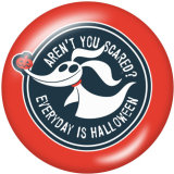 20MM Halloween Print glass snaps buttons