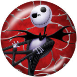 20MM Halloween Print glass snaps buttons