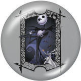 20MM Halloween Print glass snaps buttons