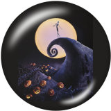 20MM Halloween Print glass snaps buttons