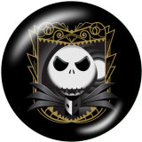 20MM Halloween Print glass snaps buttons