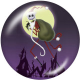 20MM Halloween Print glass snaps buttons