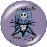 20MM Halloween Print glass snaps buttons