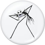 20MM Halloween Print glass snaps buttons