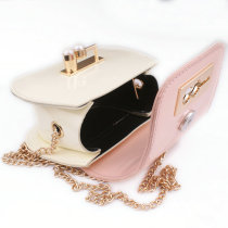 Snaps Diagonal Mini package  Chain pearl bag fit 18mm snap button jewelry
