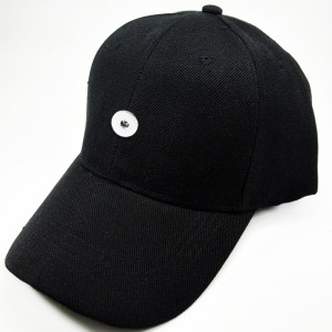 Summer sun hat Baseball cap sun protection fit 18mm snap button beige snap button jewelry
