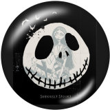 20MM Halloween Print glass snaps buttons