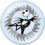 20MM Halloween Print glass snaps buttons