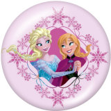 20MM Frozen Print glass snaps buttons