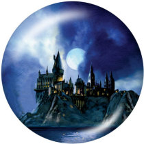 20MM Harry Potter Print glass snaps buttons