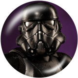 20MM Star Wars Print glass snaps buttons