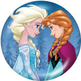 20MM Frozen Print glass snaps buttons