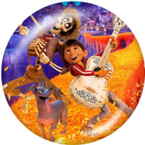 20MM Journey to dream Print glass snaps buttons