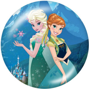 20MM  Princess Print glass snaps buttons