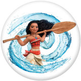 20MM Vaiava Print glass snaps buttons