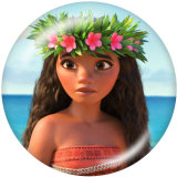 20MM Vaiava Print glass snaps buttons