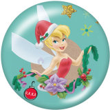 20MM Elves Print glass snaps buttons
