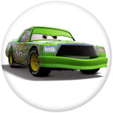 20MM Cars Print glass snaps buttons