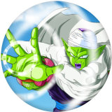 20MM Dragon Ball Print glass snaps buttons