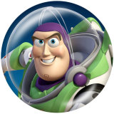 20MM Toy Story Mania Print glass snaps buttons