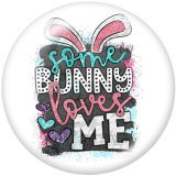 20MM Easter Print glass snaps buttons