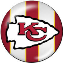 20MM team Sport glass snaps buttons