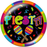 20MM Easter Print glass snaps buttons