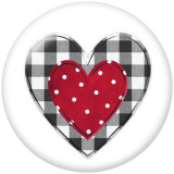 20MM hope Print glass snaps buttons