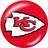 20MM team Sport glass snaps buttons