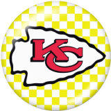 20MM team Sport glass snaps buttons