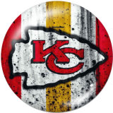20MM team Sport glass snaps buttons