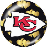 20MM team Sport glass snaps buttons