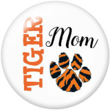 20MM team Sport glass snaps buttons