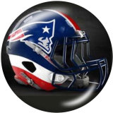 20MM team Sport glass snaps buttons